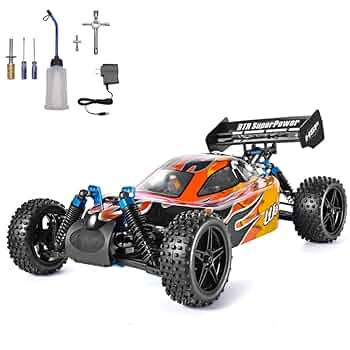 ま*と様 HUNTER 1/10スケール オフロードレーシングバギー Amazon.co.jp: HSP 4wd RCカー 1:10 2速車両 ニトロパワー オフ